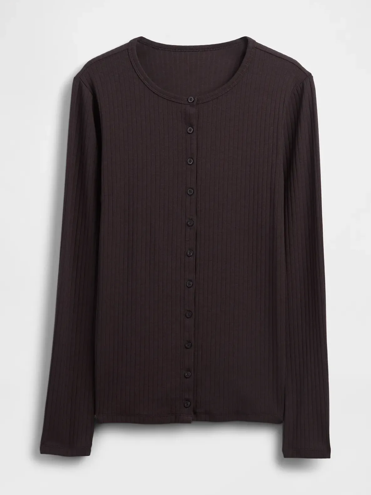Modern Wide Rib Cardigan