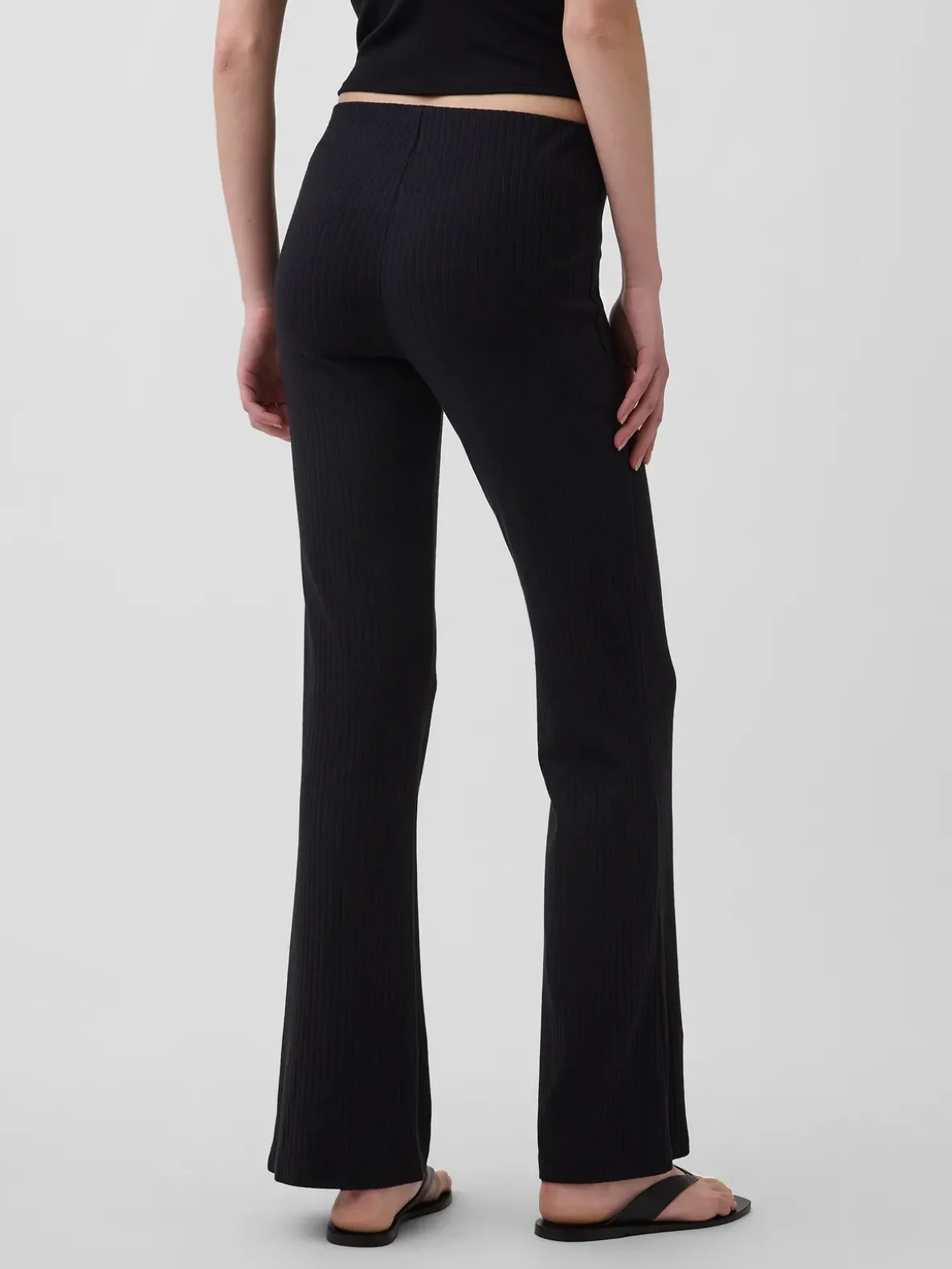 Modern Wide Rib Flare Pants