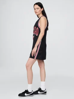 NBA Chicago Bulls Recycled Jersey Mini Dress