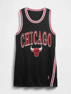 NBA Chicago Bulls Recycled Jersey Mini Dress