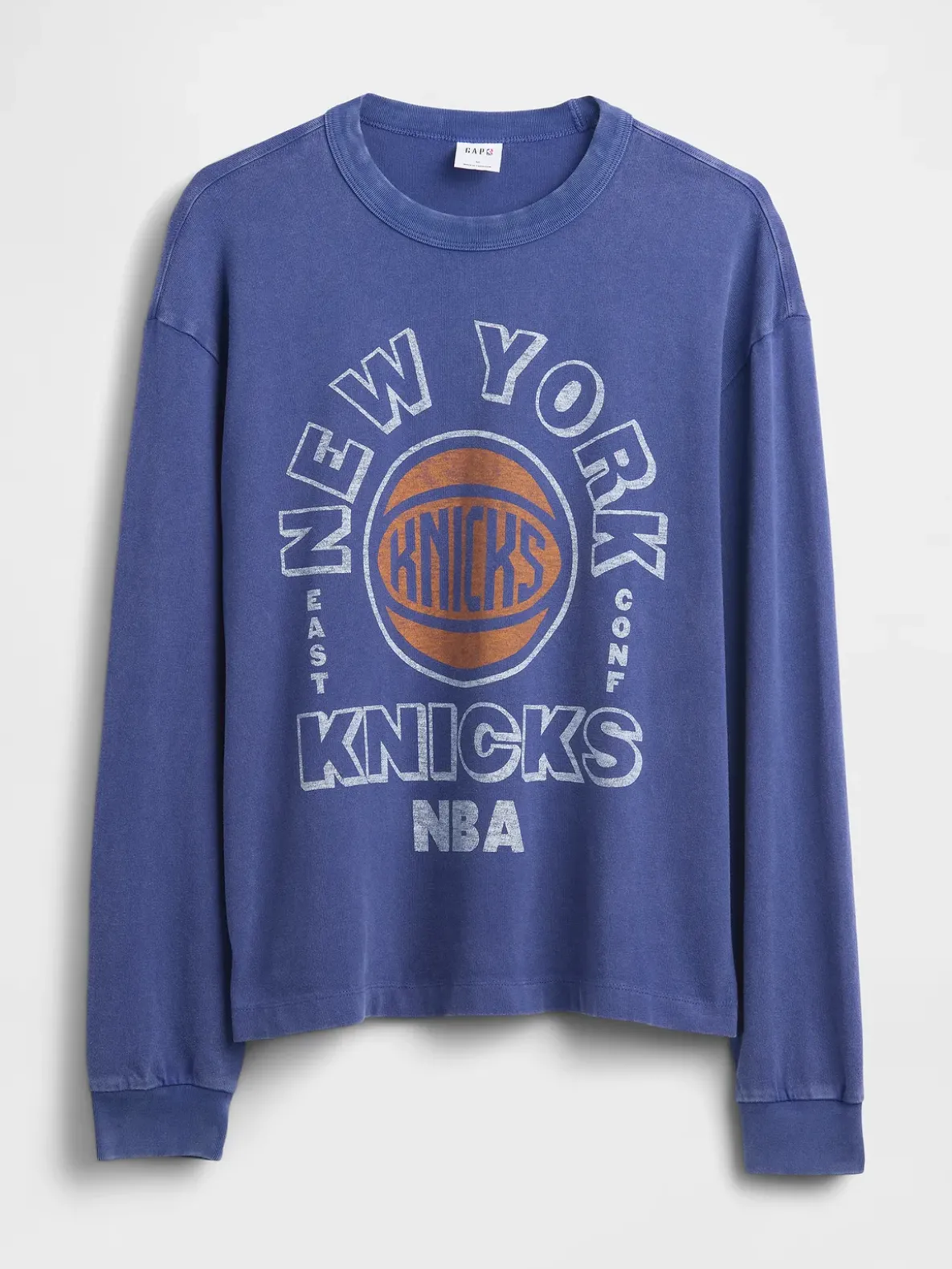 NBA New York Knicks Crop Graphic T-Shirt