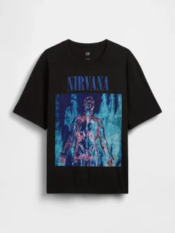 Nirvana Heavyweight Crop Graphic T-Shirt