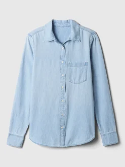 Organic Cotton Denim Classic Shirt