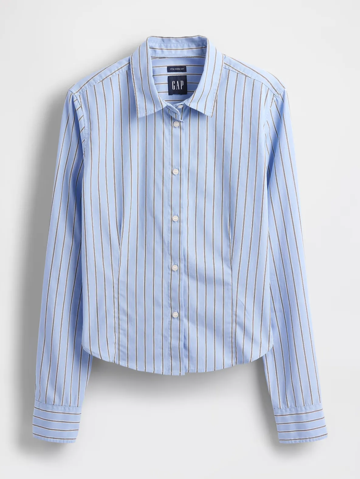 Organic Cotton Fitted Crop Shirt