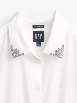 Organic Cotton Fitted Crop Shirt