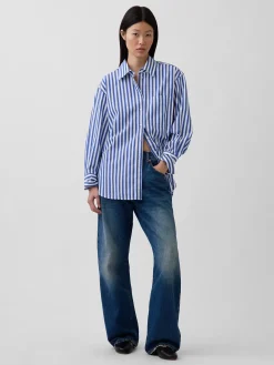 Organic Cotton Poplin Big Shirt