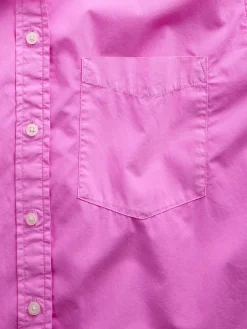 Organic Cotton Poplin Big Shirt