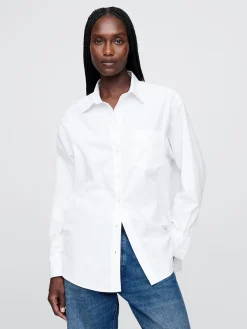 Organic Cotton Poplin Big Shirt