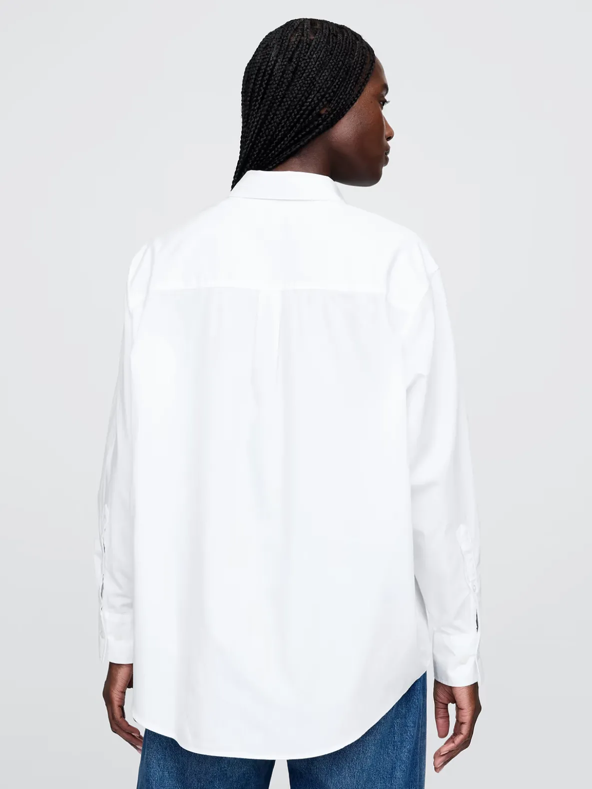 Organic Cotton Poplin Big Shirt