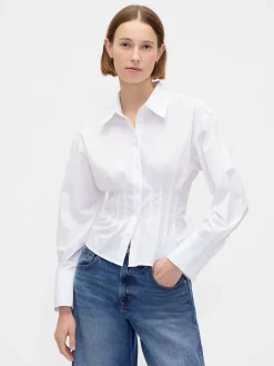 Organic Cotton Poplin Fitted Shirt