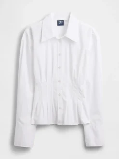 Organic Cotton Poplin Fitted Shirt