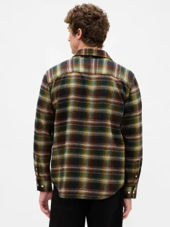 Organic Cotton Relaxed Flannel Shirt