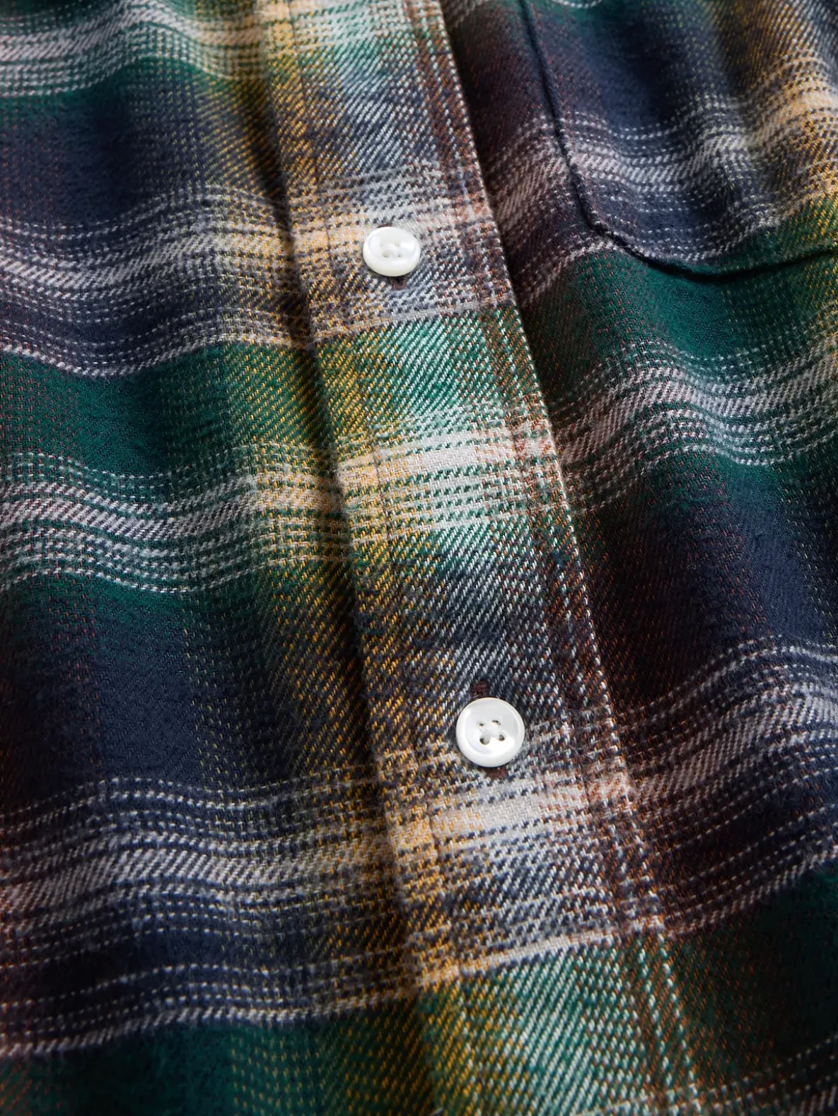 Organic Cotton Relaxed Flannel Shirt