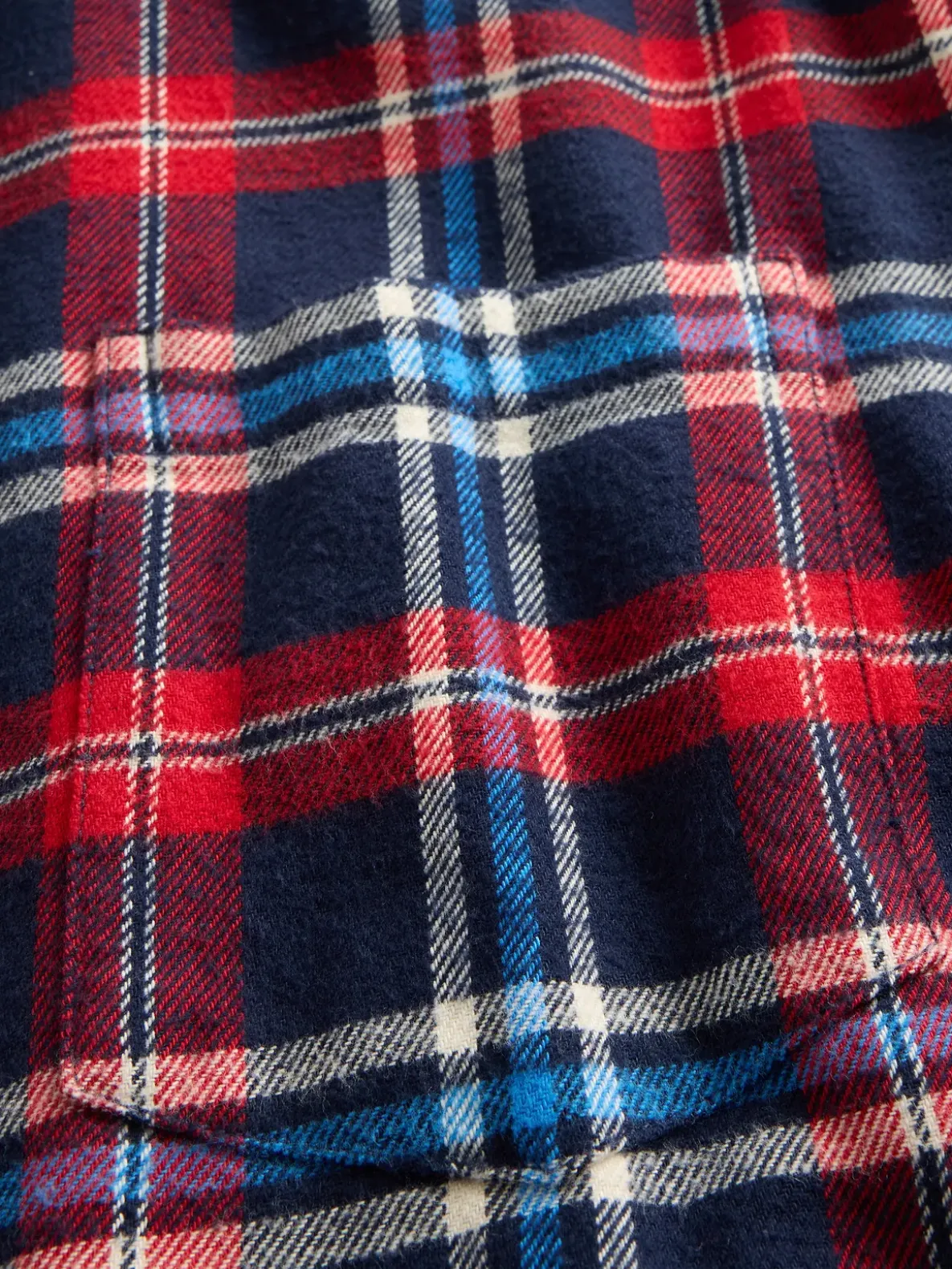 Organic Cotton Relaxed Flannel Shirt