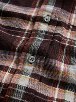 Organic Cotton Relaxed Flannel Shirt