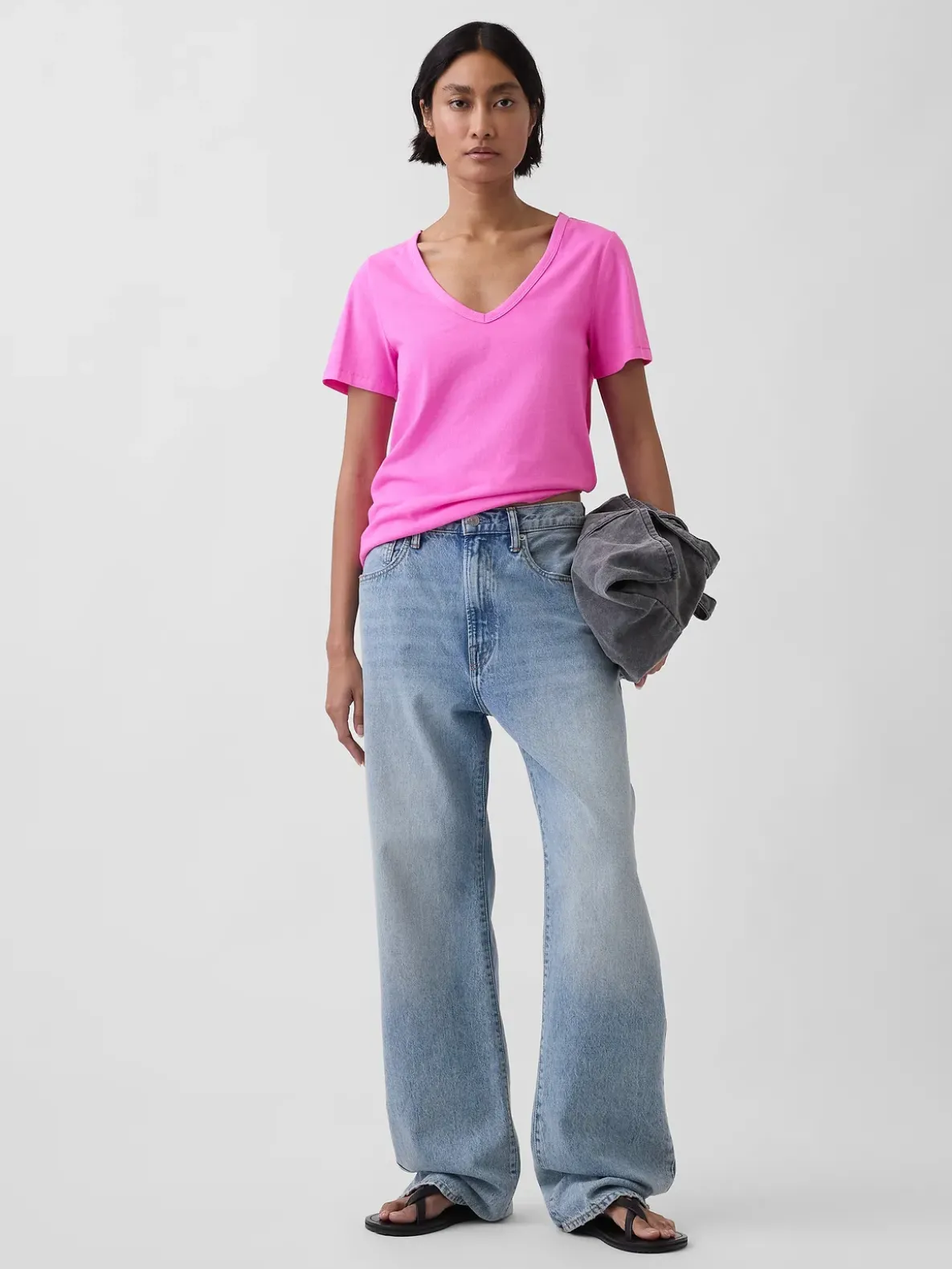 Organic Cotton VintageSoft V-Neck T-Shirt