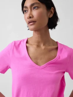 Organic Cotton VintageSoft V-Neck T-Shirt
