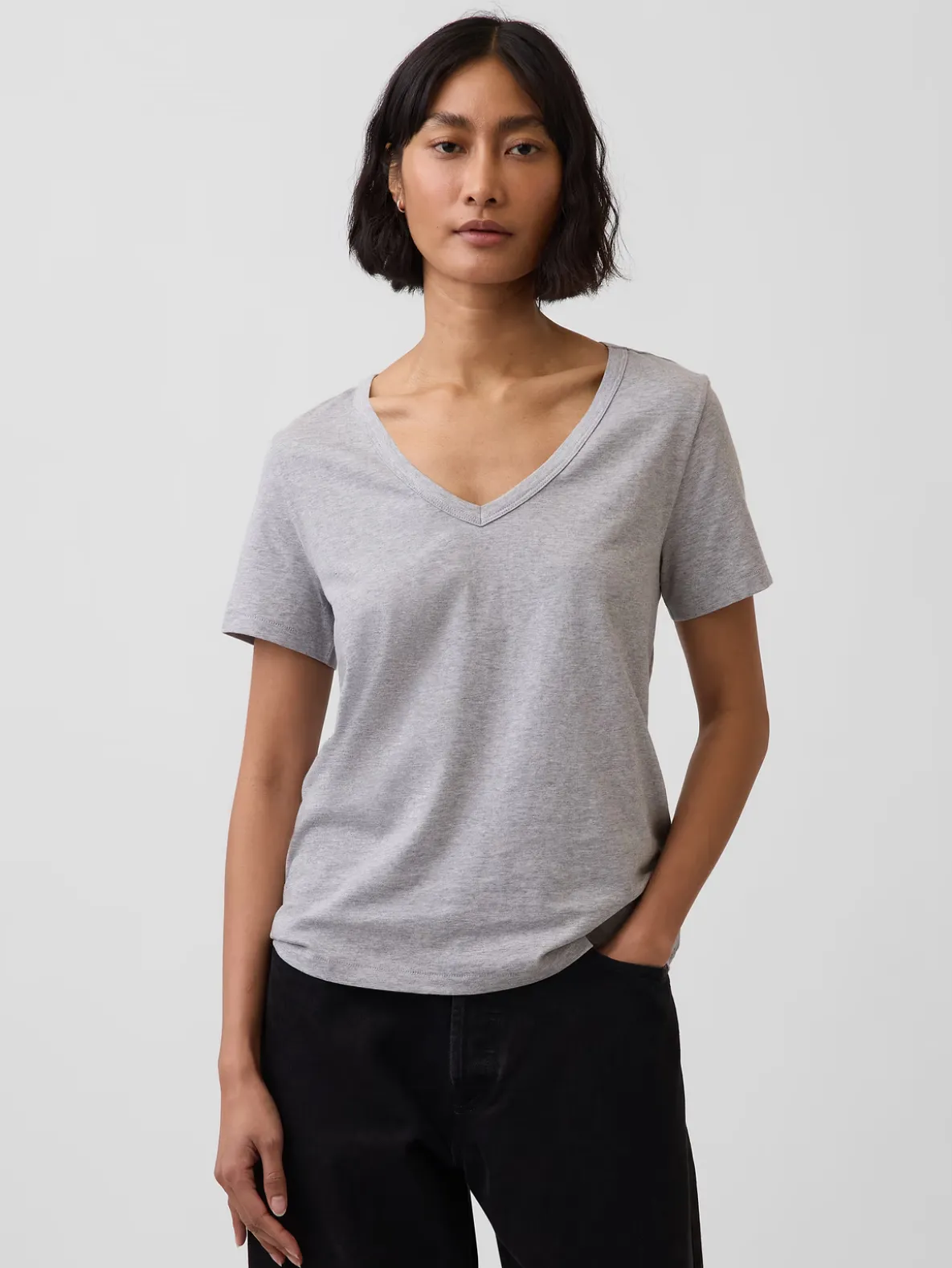 Organic Cotton VintageSoft V-Neck T-Shirt