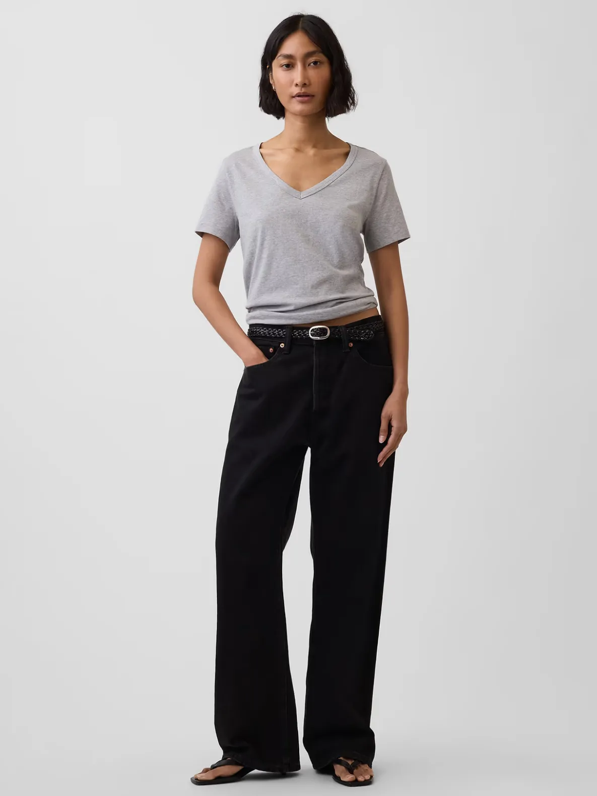 Organic Cotton VintageSoft V-Neck T-Shirt