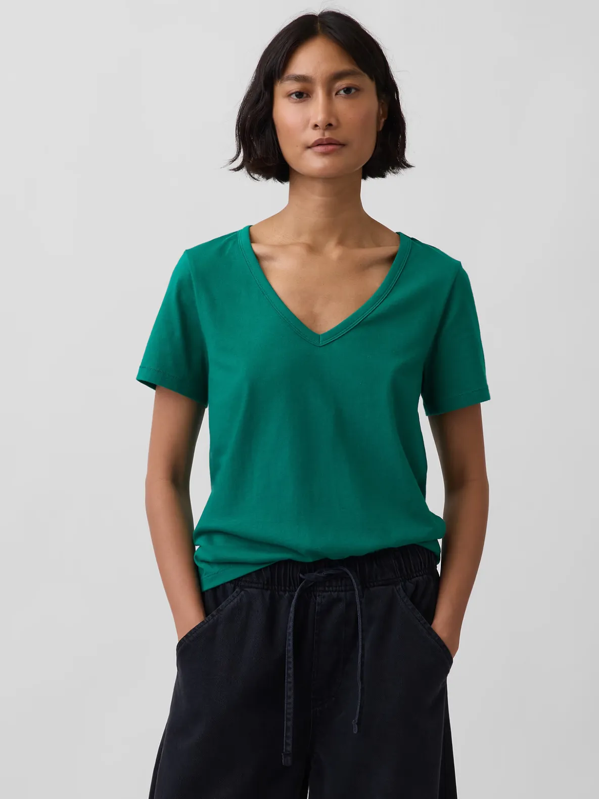 Organic Cotton VintageSoft V-Neck T-Shirt