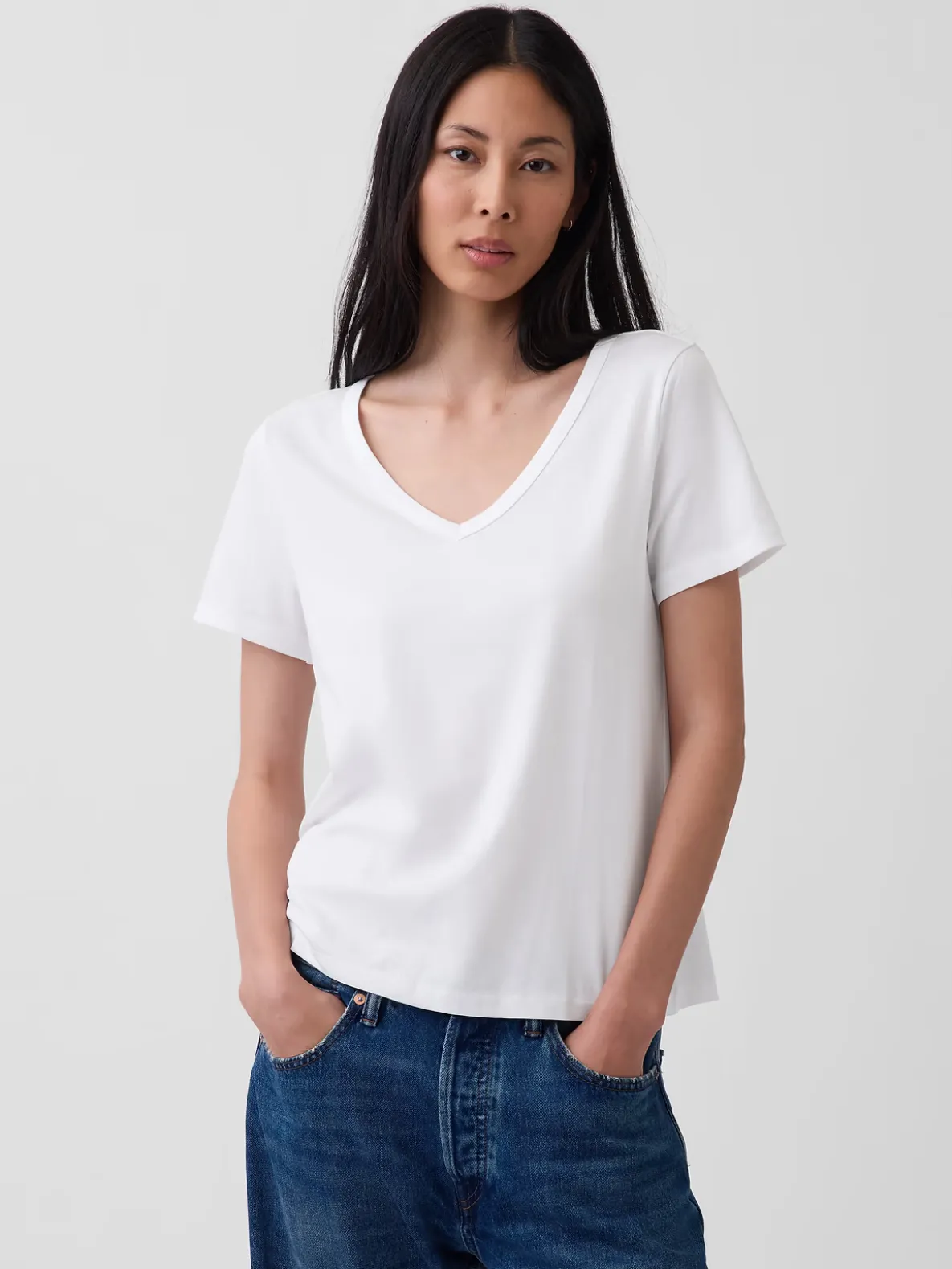Organic Cotton VintageSoft V-Neck T-Shirt