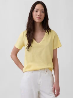 Organic Cotton VintageSoft V-Neck T-Shirt