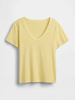 Organic Cotton VintageSoft V-Neck T-Shirt