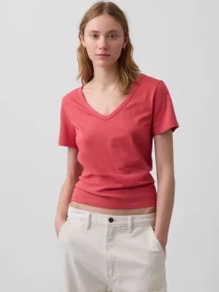 Organic Cotton VintageSoft V-Neck T-Shirt