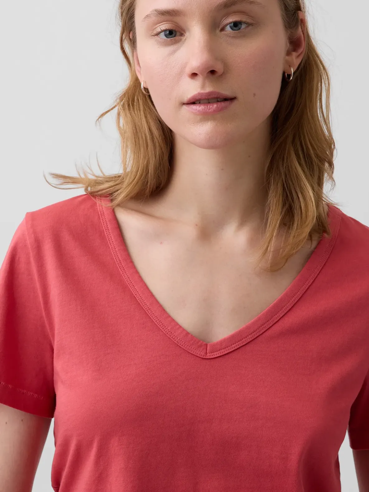 Organic Cotton VintageSoft V-Neck T-Shirt