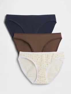 Organic Stretch Cotton Bikini (3-Pack)