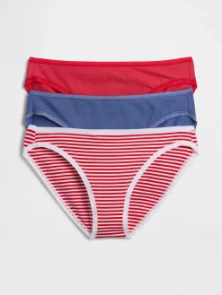 Organic Stretch Cotton Bikini (3-Pack)