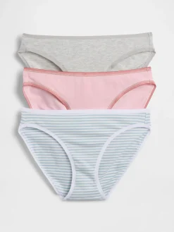 Organic Stretch Cotton Bikini (3-Pack)