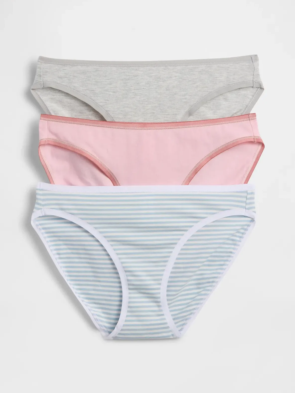Organic Stretch Cotton Bikini (3-Pack)