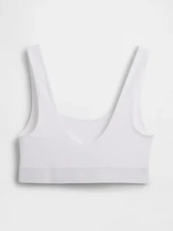 Organic Stretch Cotton Gap Logo Bralette