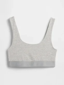 Organic Stretch Cotton Gap Logo Bralette