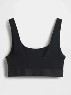 Organic Stretch Cotton Gap Logo Bralette