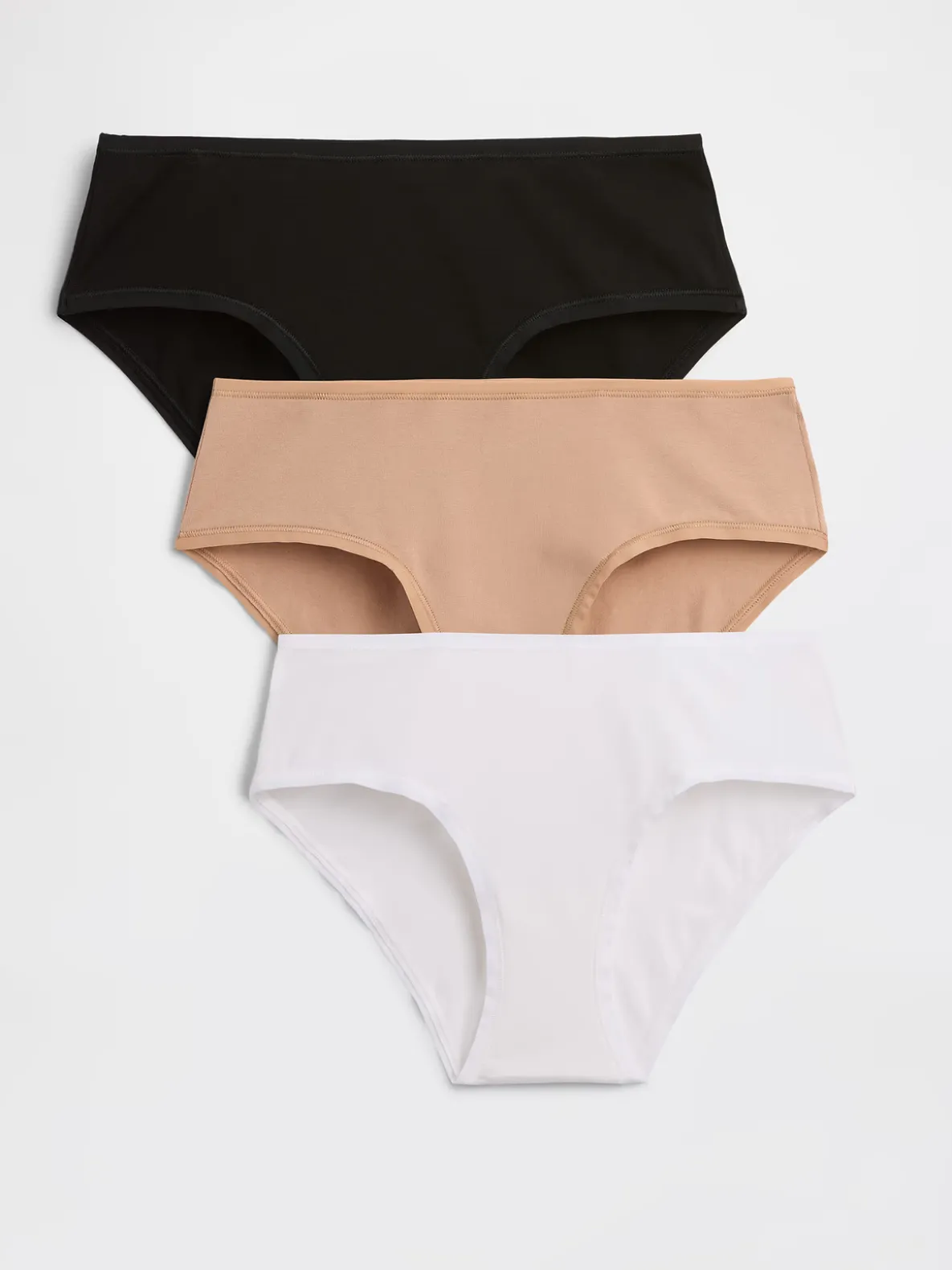 Organic Stretch Cotton Hipster (3-Pack)
