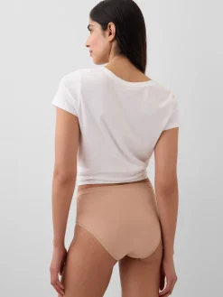 Organic Stretch Cotton High Rise Bikini