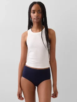 Organic Stretch Cotton High Rise Bikini