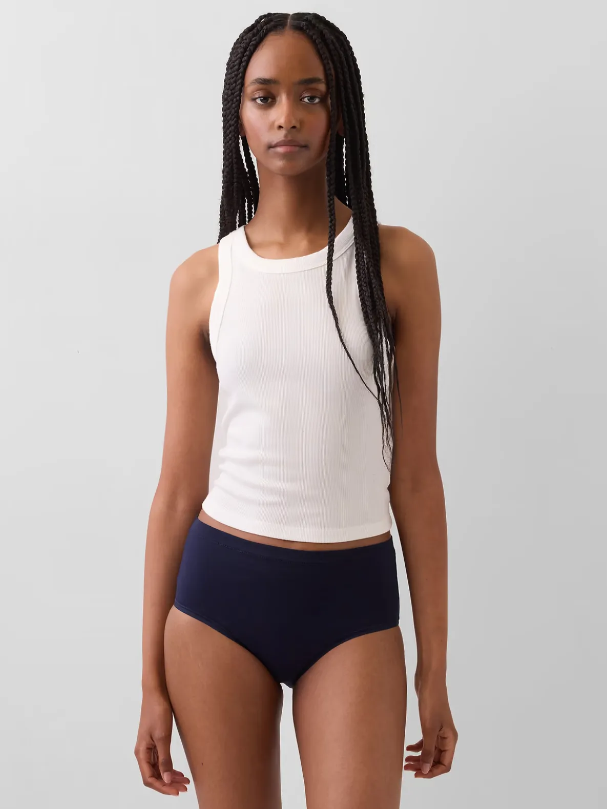 Organic Stretch Cotton High Rise Bikini