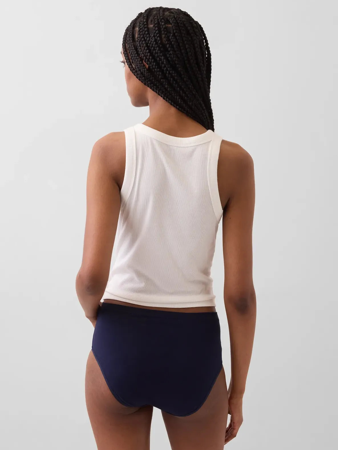 Organic Stretch Cotton High Rise Bikini