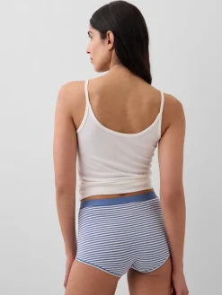 Organic Stretch Cotton High Rise Shorty