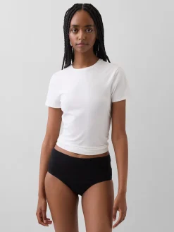 Organic Stretch Cotton High Rise Bikini