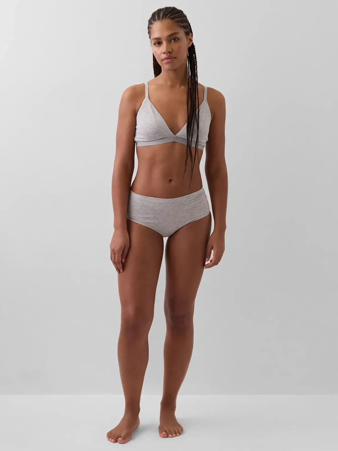 Organic Stretch Cotton High Rise Bikini
