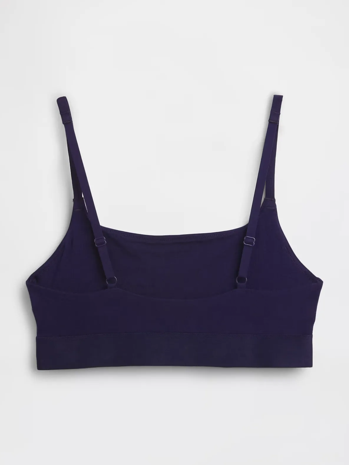 Organic Stretch Cotton Logo Bralette