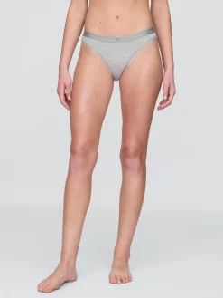 Organic Stretch Cotton Logo Bikini