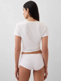 Organic Stretch Cotton Logo Shorty (3-Pack)
