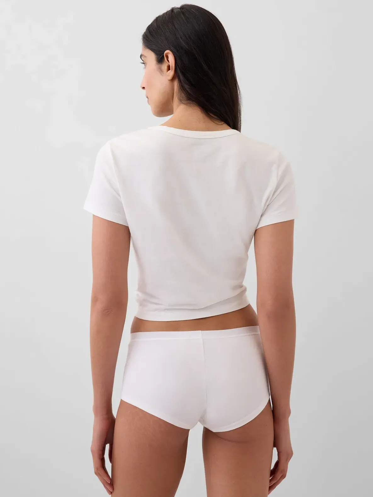 Organic Stretch Cotton Logo Shorty (3-Pack)