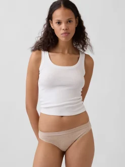 Organic Stretch Cotton Logo Bikini