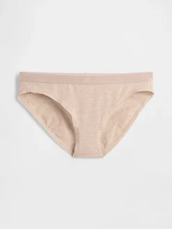 Organic Stretch Cotton Logo Bikini